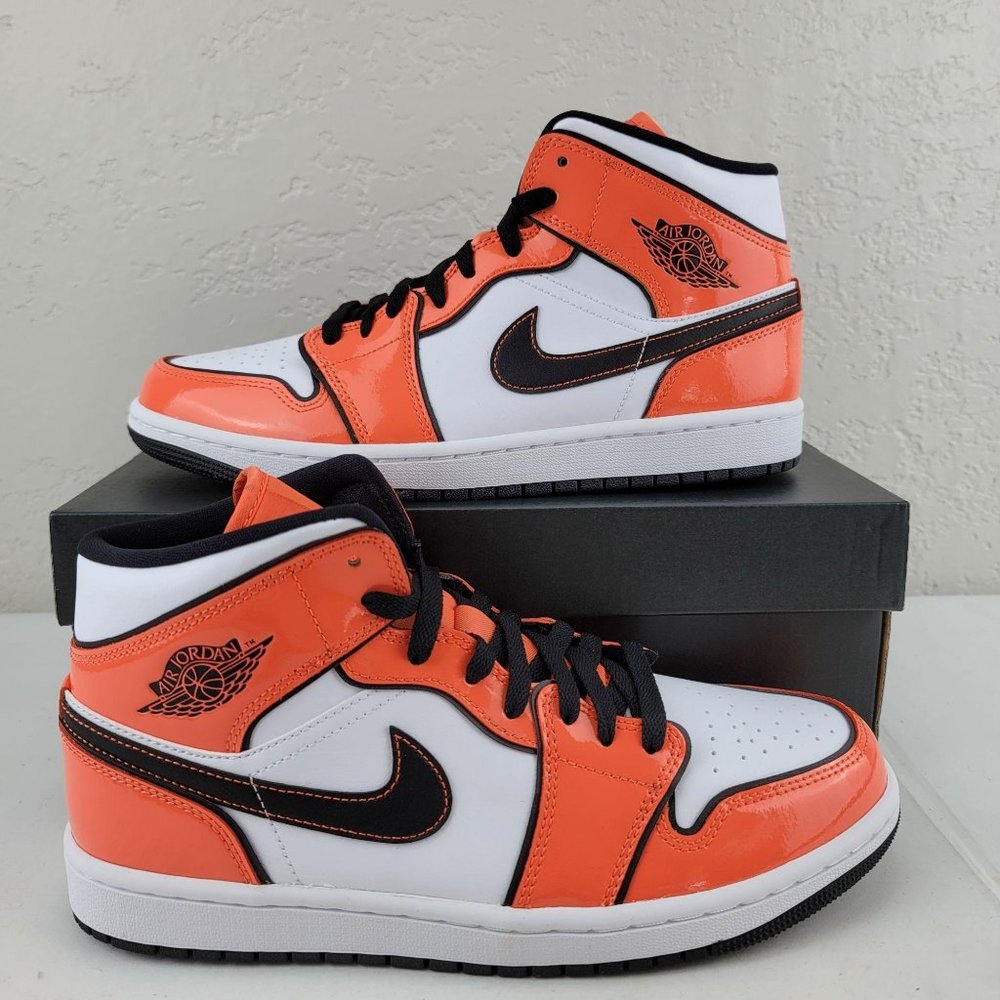 Men's Air Jordan 1 Mid SE Turf Orange DD6834-802